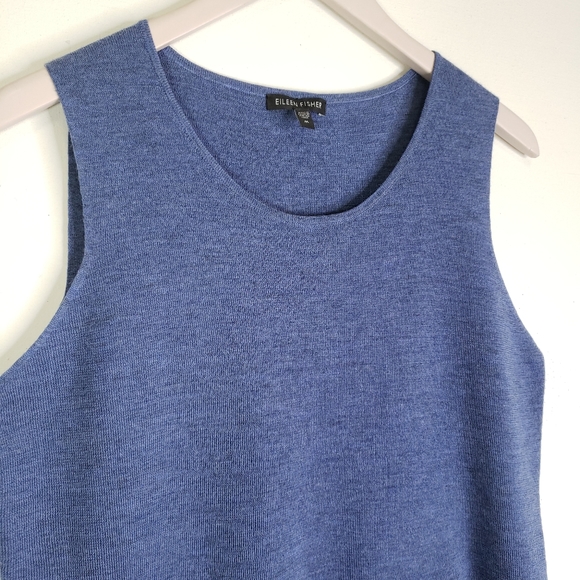 EILEEN FISHER Merino Wool Sleevless Sweater - Picture 3 of 5